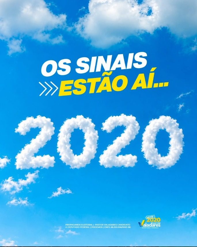 Os sinais estão ai, é 2020✅